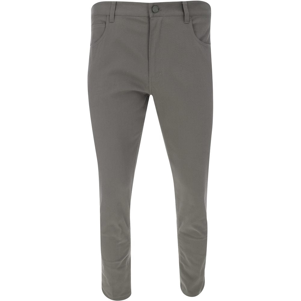 Cotton 5-Pocket Straight Leg Pants