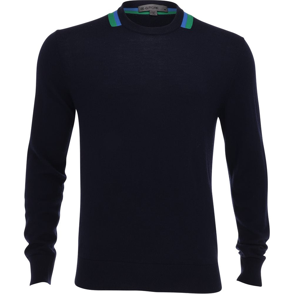 Colorblock Intarsia Merino Sweater