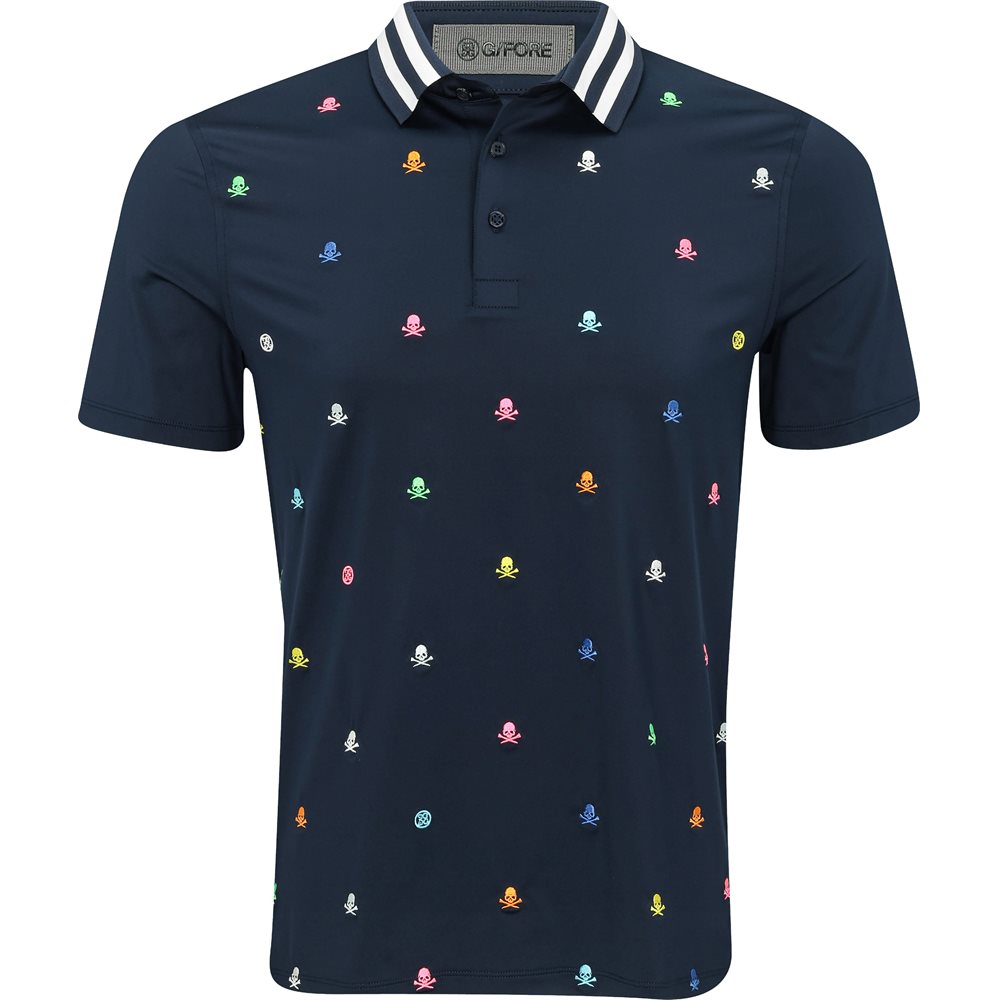 Embroidered Tech Jersey Polo
