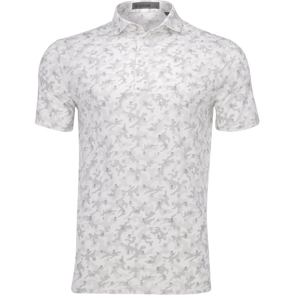 Mapped Icon Camo Tech Jersey Polo