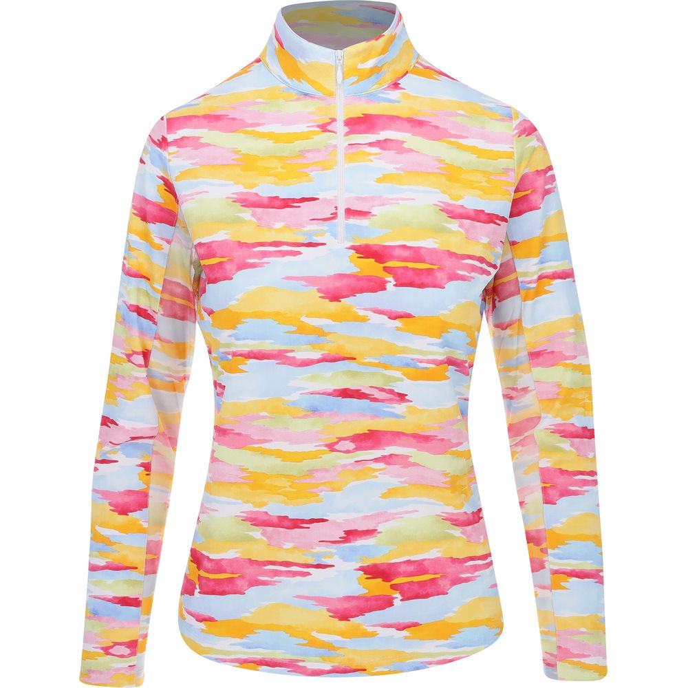 Women's Jessie Print Long Sleeve Mock Top