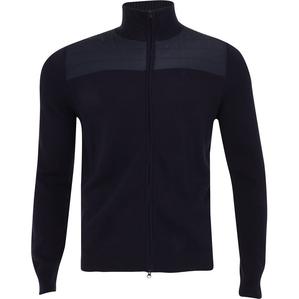 Bridge Knitted Hybrid Full Zip Sweater