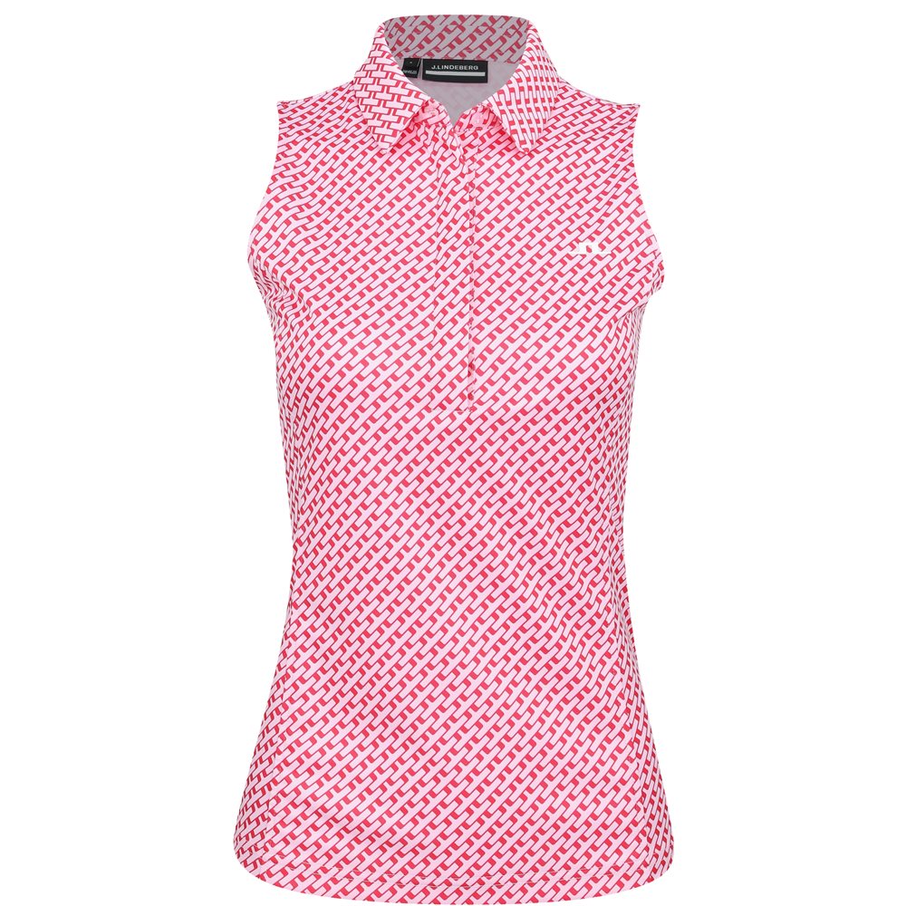 Women's Dena Print Sleeveless Polo