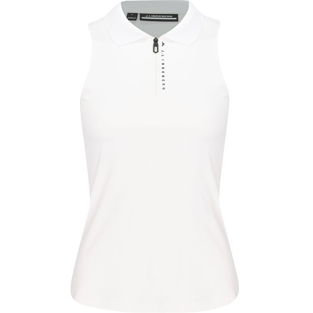 J.Lindeberg Women's Leylo Sleeveless 1/4 Zip Polo