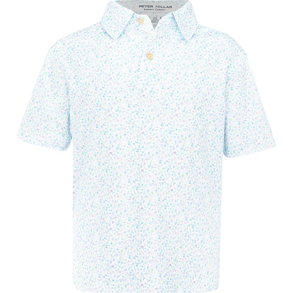 Youth Island Jammin Performance Jersey Polo