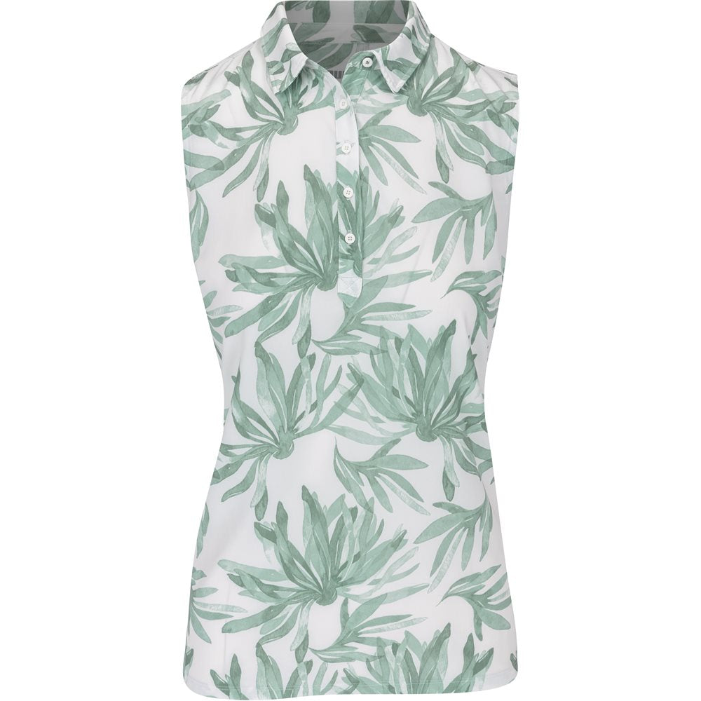 Women's Palm Sleeveless Golf Polo