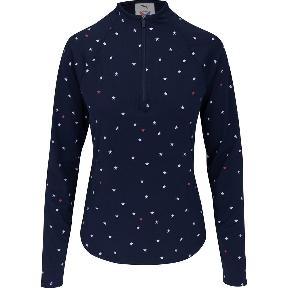 Women's Volition Stars Golf 1/4 Zip Pullover