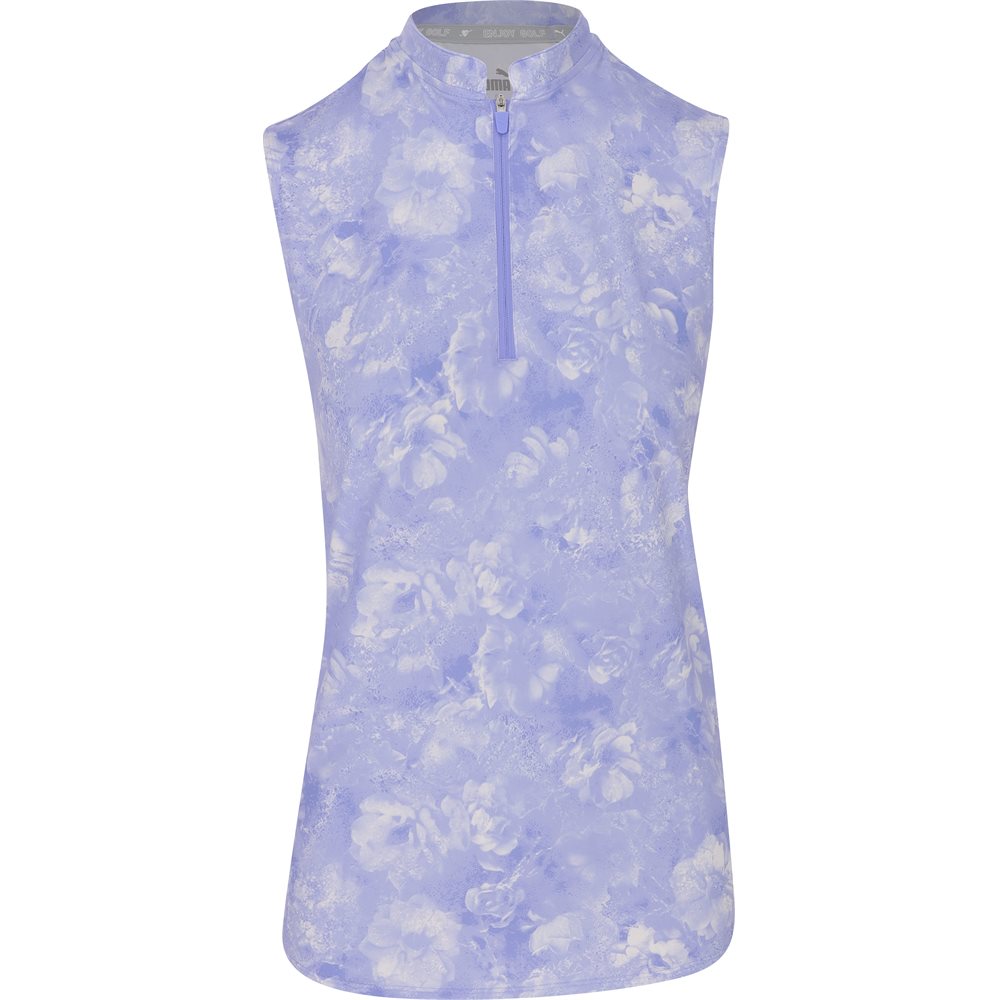 Women's CLOUDSPUN Iris Sleeveless 1/2 Zip Golf Polo