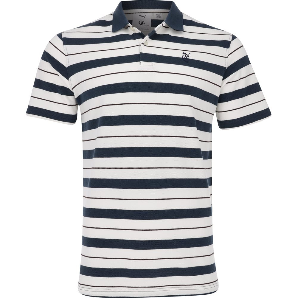 x Quiet Golf Sunday Stripe Polo