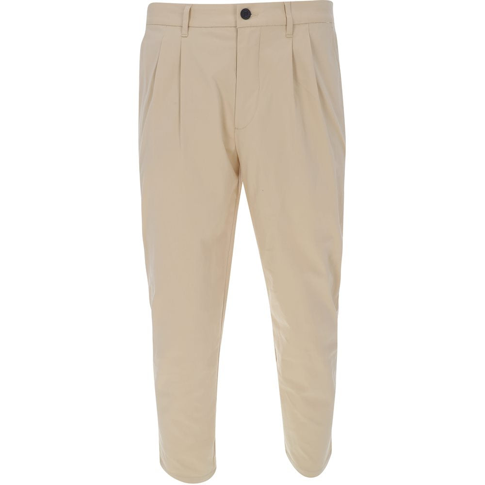 James Pleated Crop Pants