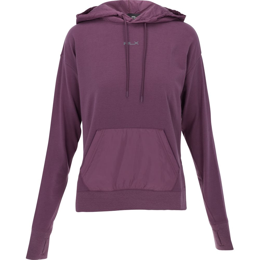 Women's Cloud Fleece Hoodie Nylon Pocket Sweatshirt