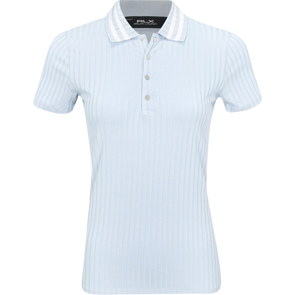 Women's Slim Fit Ribbed Polo