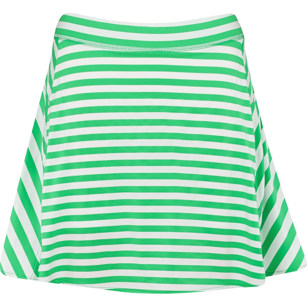 Women's Lightweight Airflow High Waist 16" White Stripe Skirt