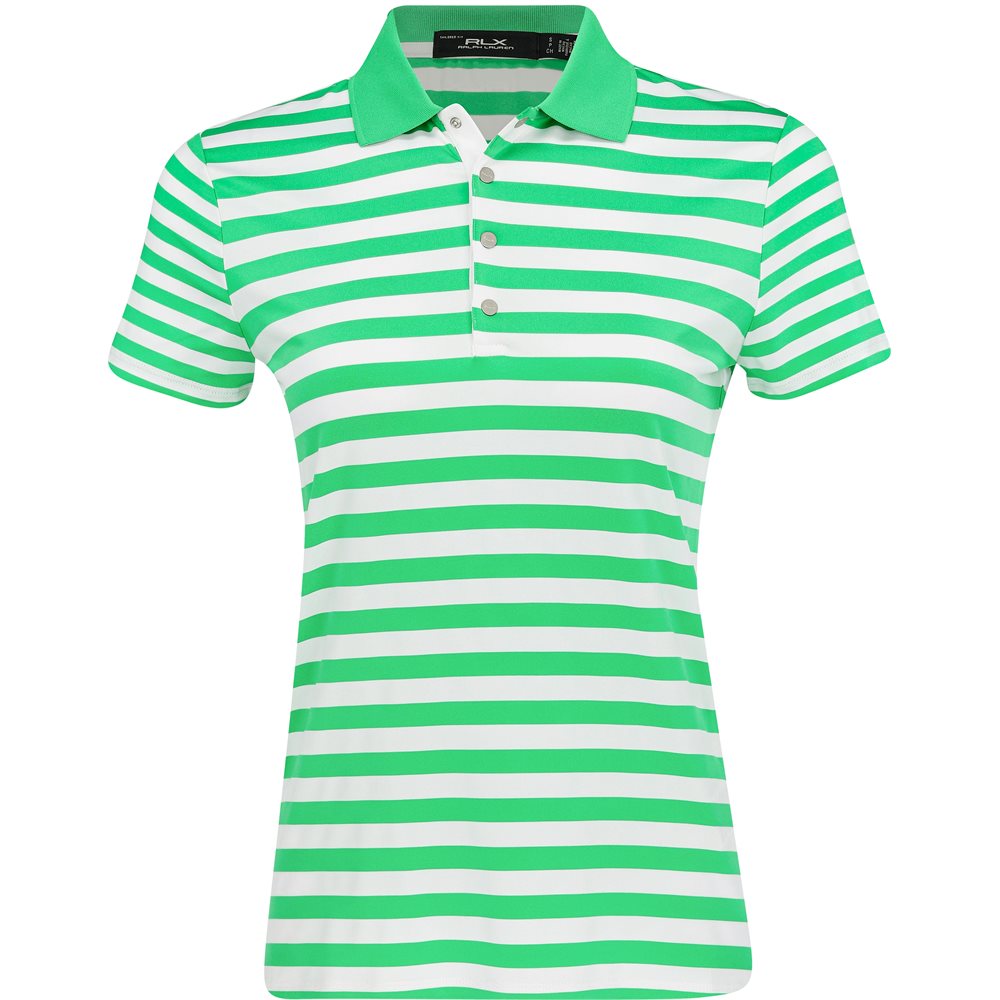 Women's Printed Airflow Stripped Polo