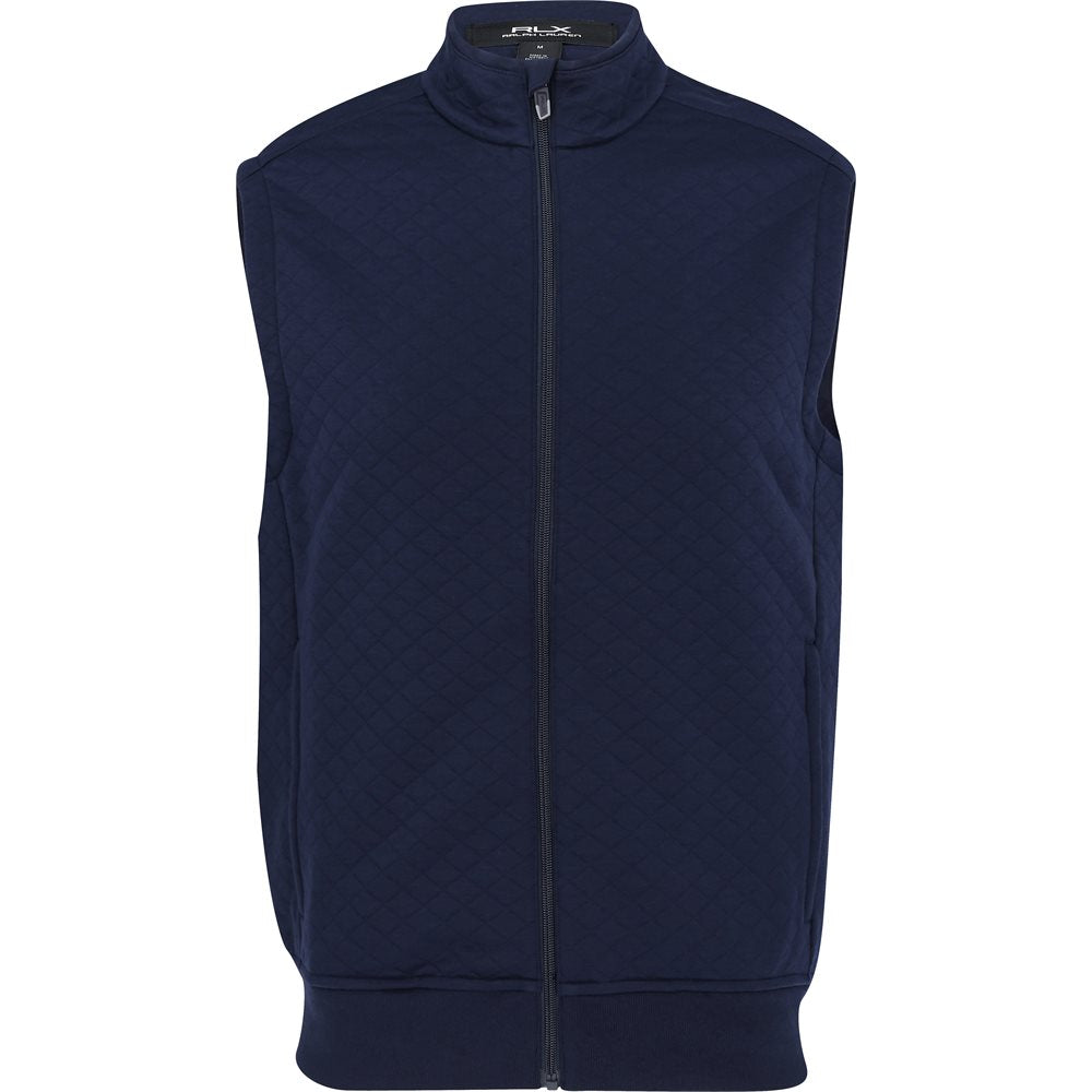 Quilted Double Knit FZ Vest