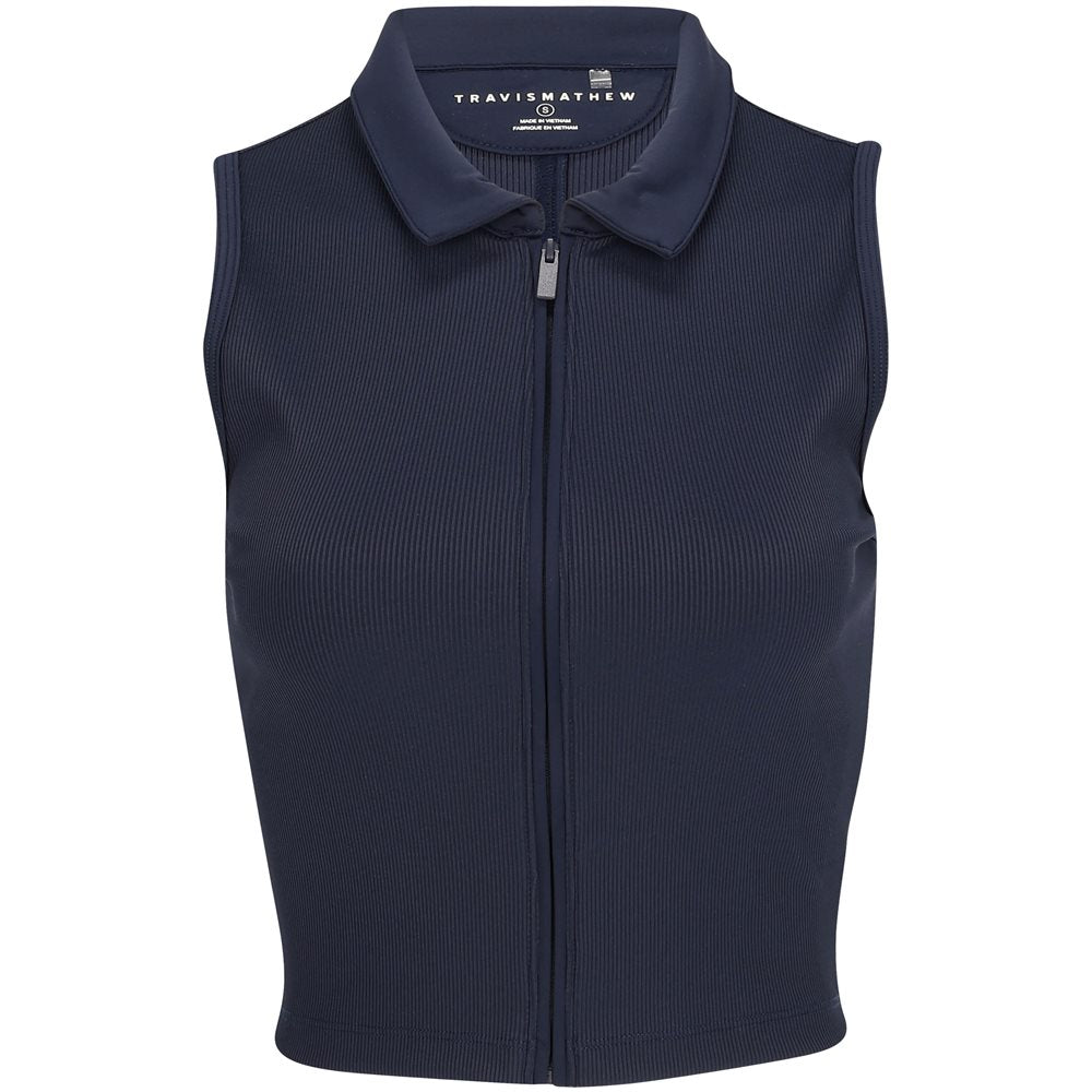 Women's Midline Moveknit Sleeveless Full Zip Polo