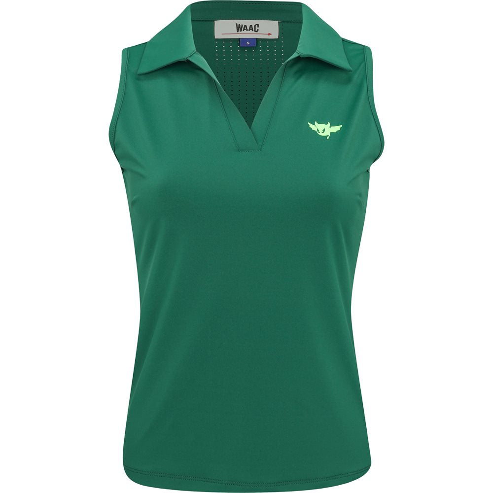 Women's Micro Mesh Sleeveless Polo