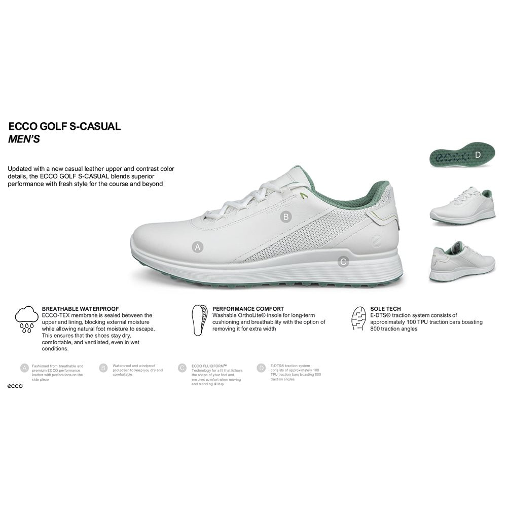S-Casual Spikeless Golf Shoes