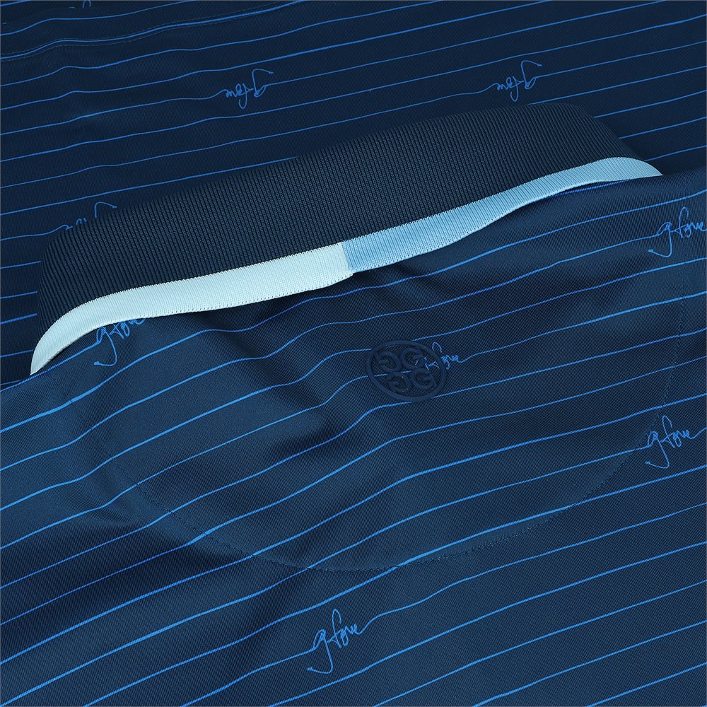 Script Stripe Tech Jersey Polo