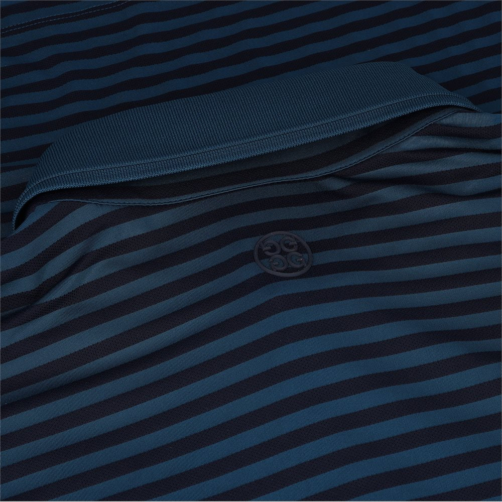 Stripe Tech Jersey Polo