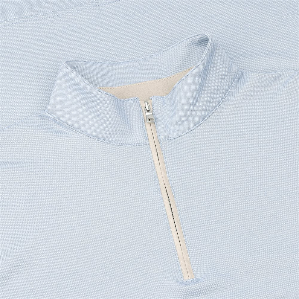 Albatross Cotton Blend Pique 1/4 Zip Midlayer