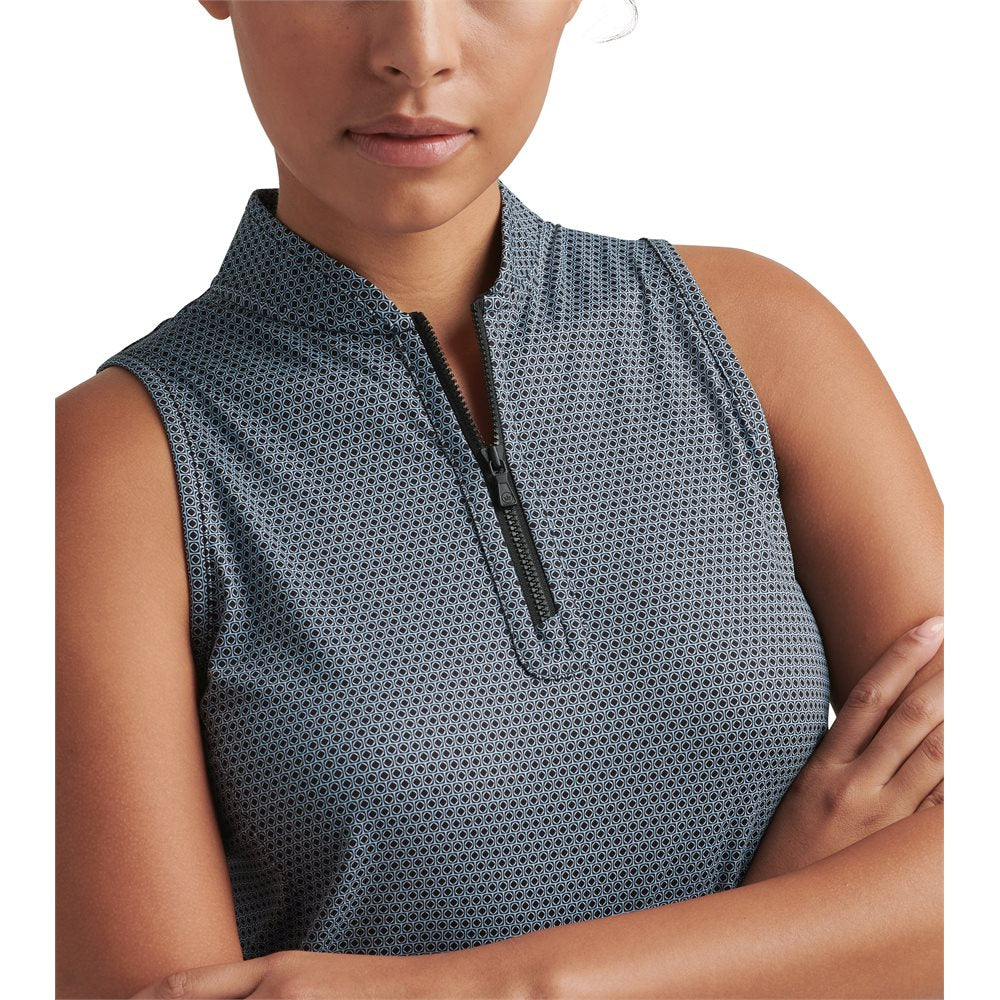 Women's Squared Away Shirley Sleeveless Blade Collar 1/4 Zip Polo