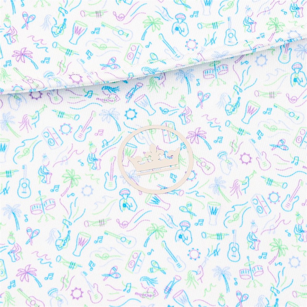 Youth Island Jammin Performance Jersey Polo