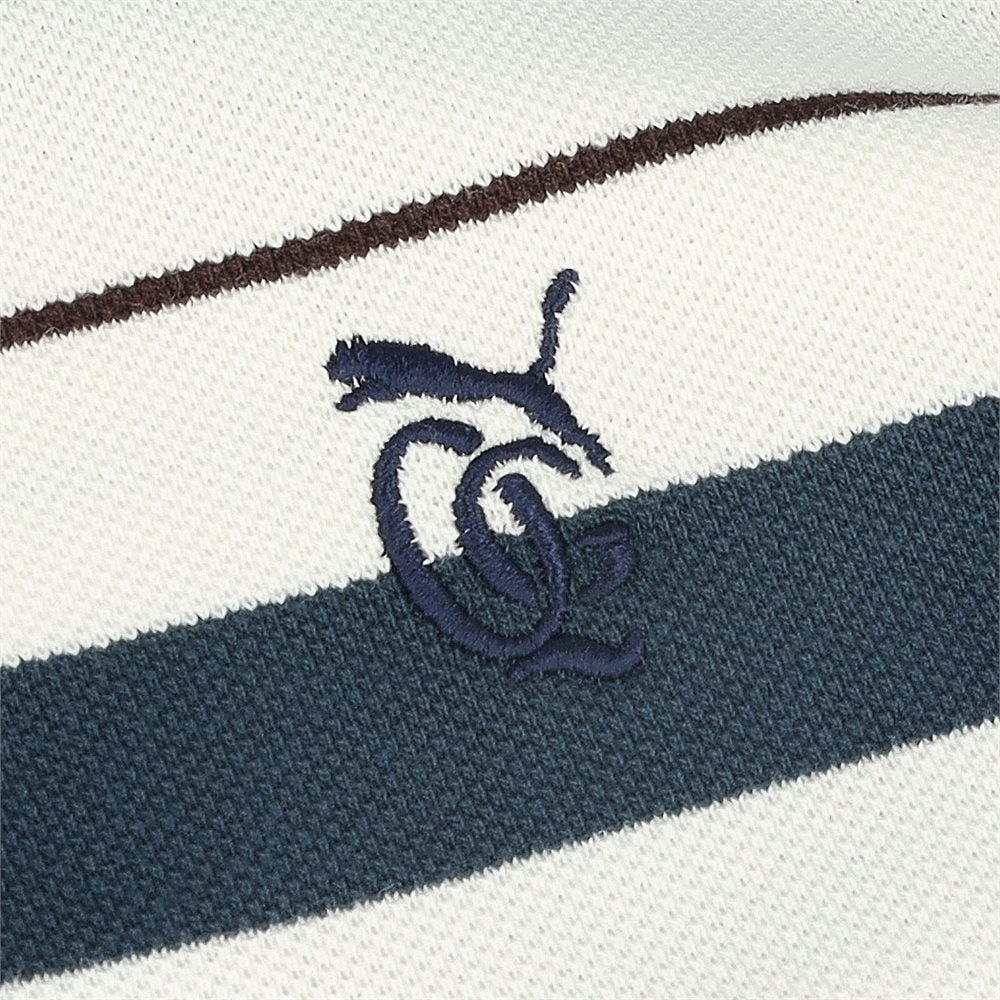 x Quiet Golf Sunday Stripe Polo