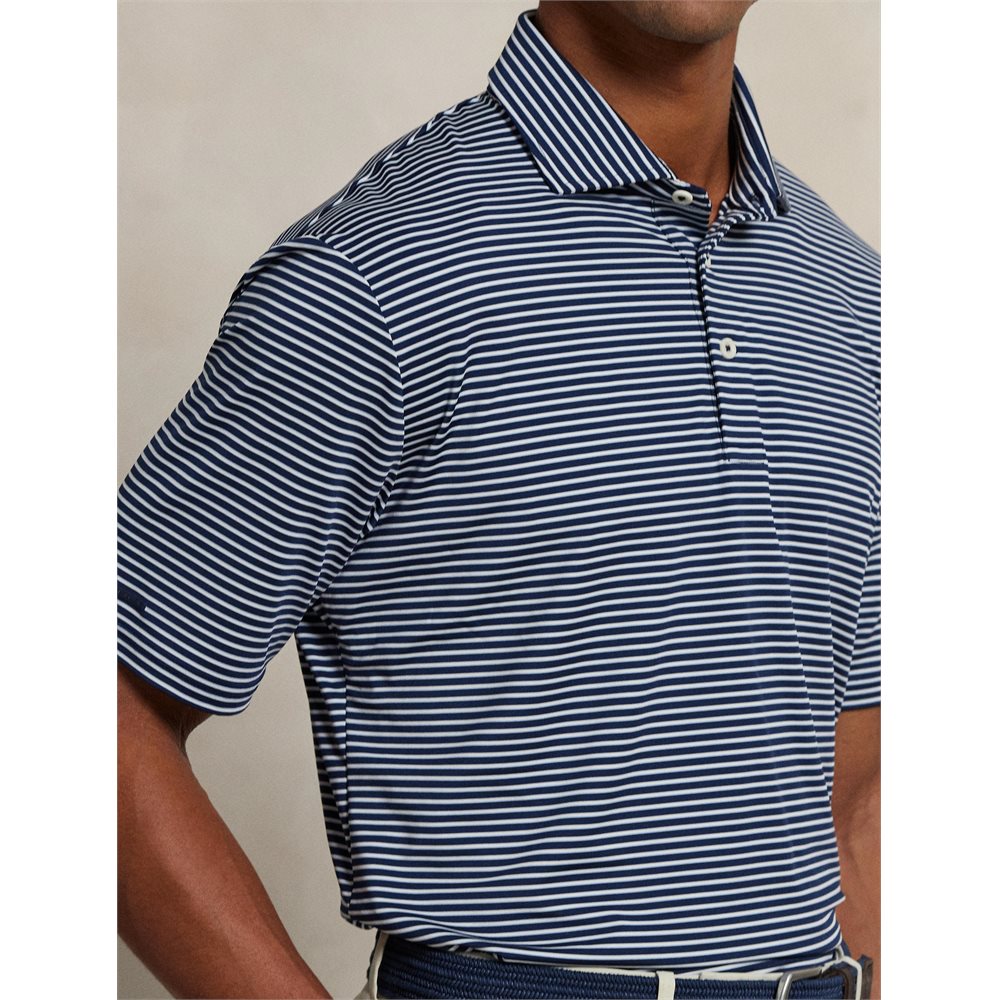 Classic Fit Performance Polo - Striped