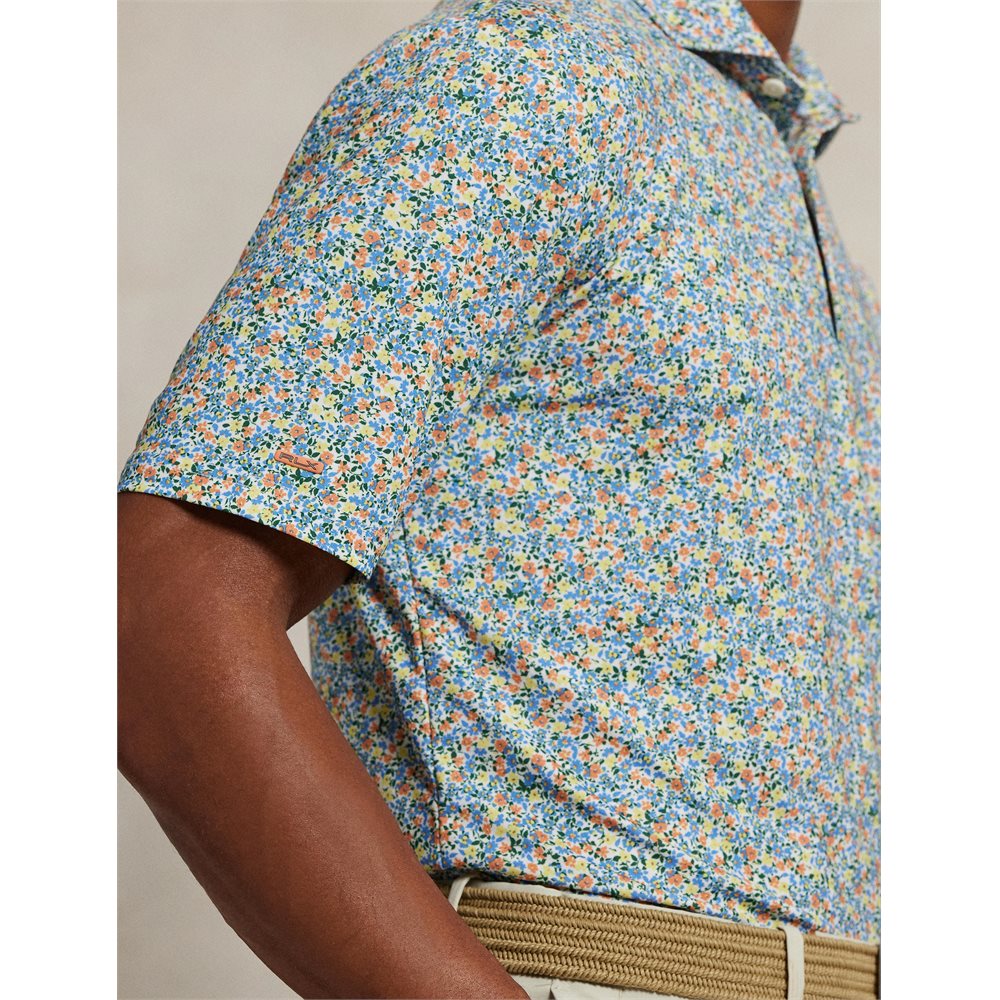 Lightweight Airflow Print Polo