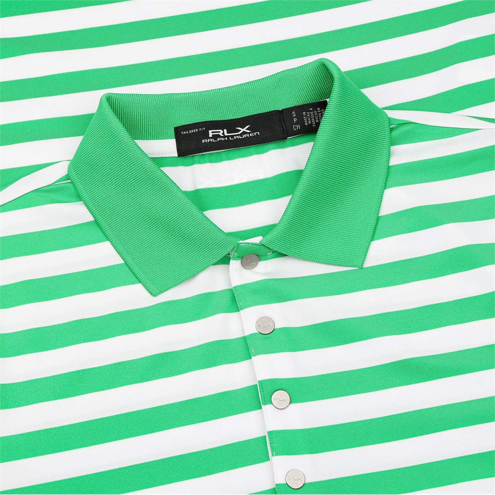 Women's Printed Airflow Stripped Polo