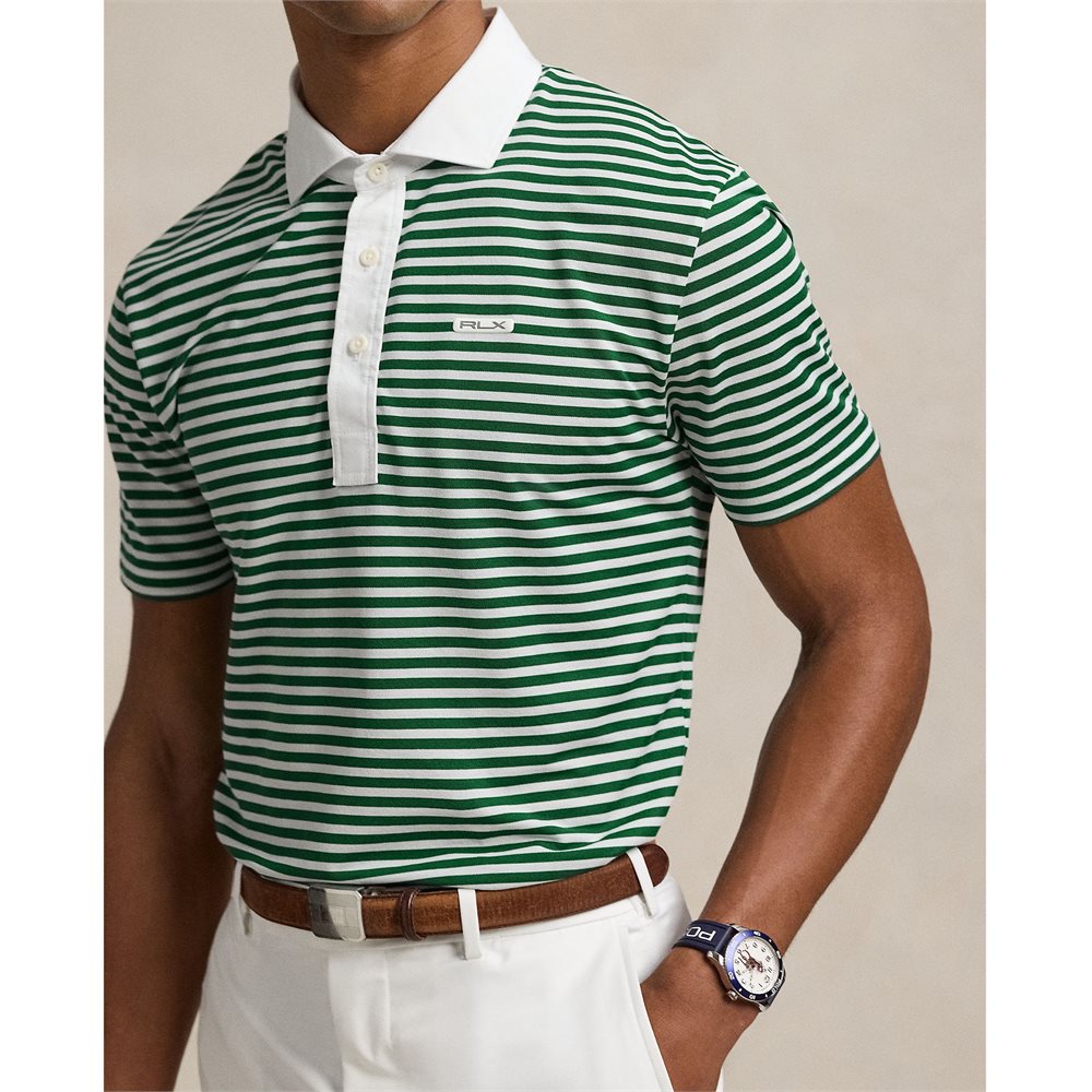 Tour Pique Knit Stripe Polo