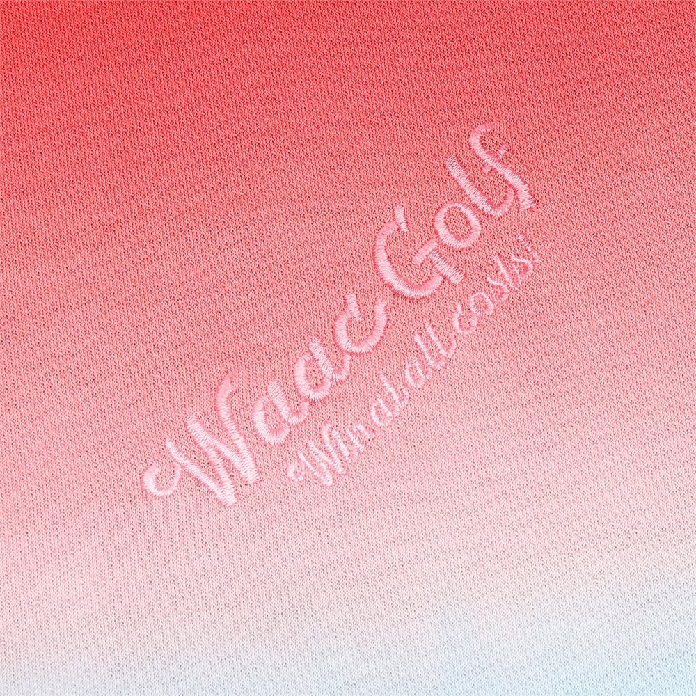 Women's Tie Dye Embroidery Crewneck Top