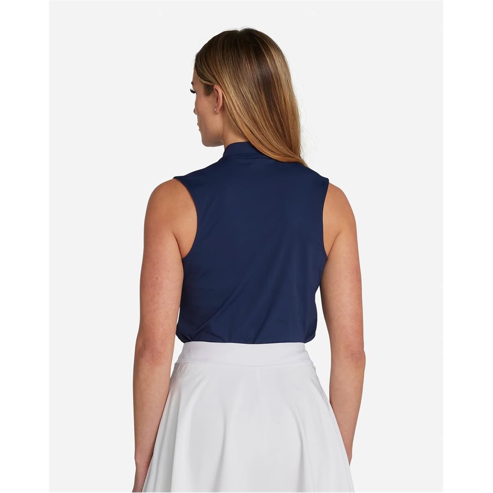 Women's Sleeveless 1/4 Zip Blade Polo