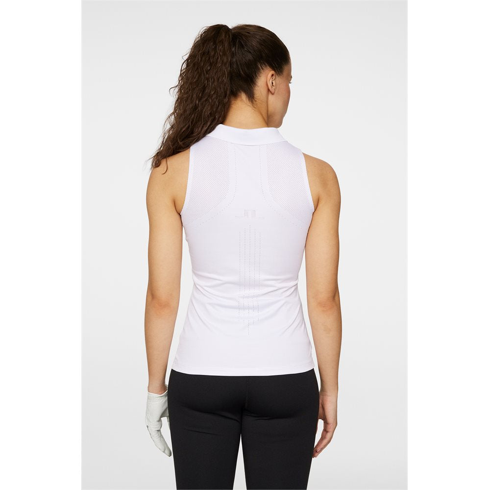 J.Lindeberg Women's Leylo Sleeveless 1/4 Zip Polo