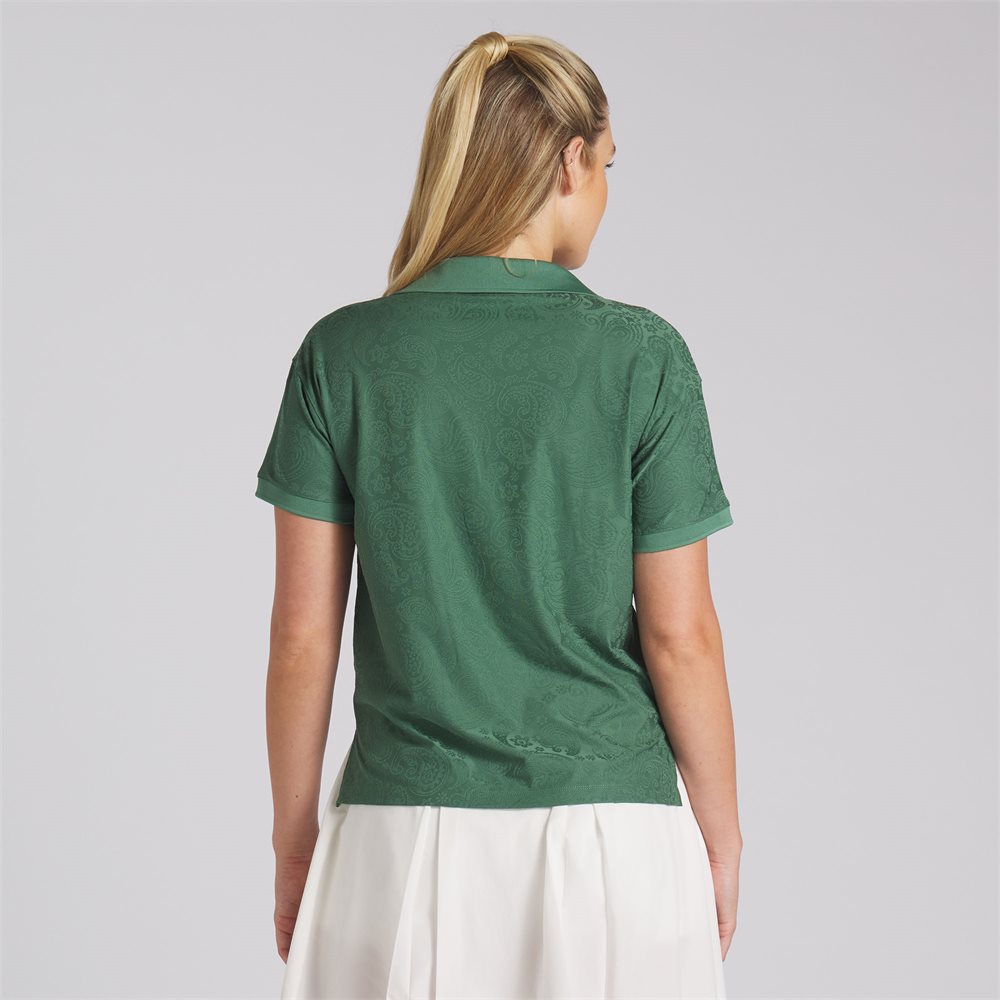 Women's x Quiet Golf Relaxed Crop Golf Polo
