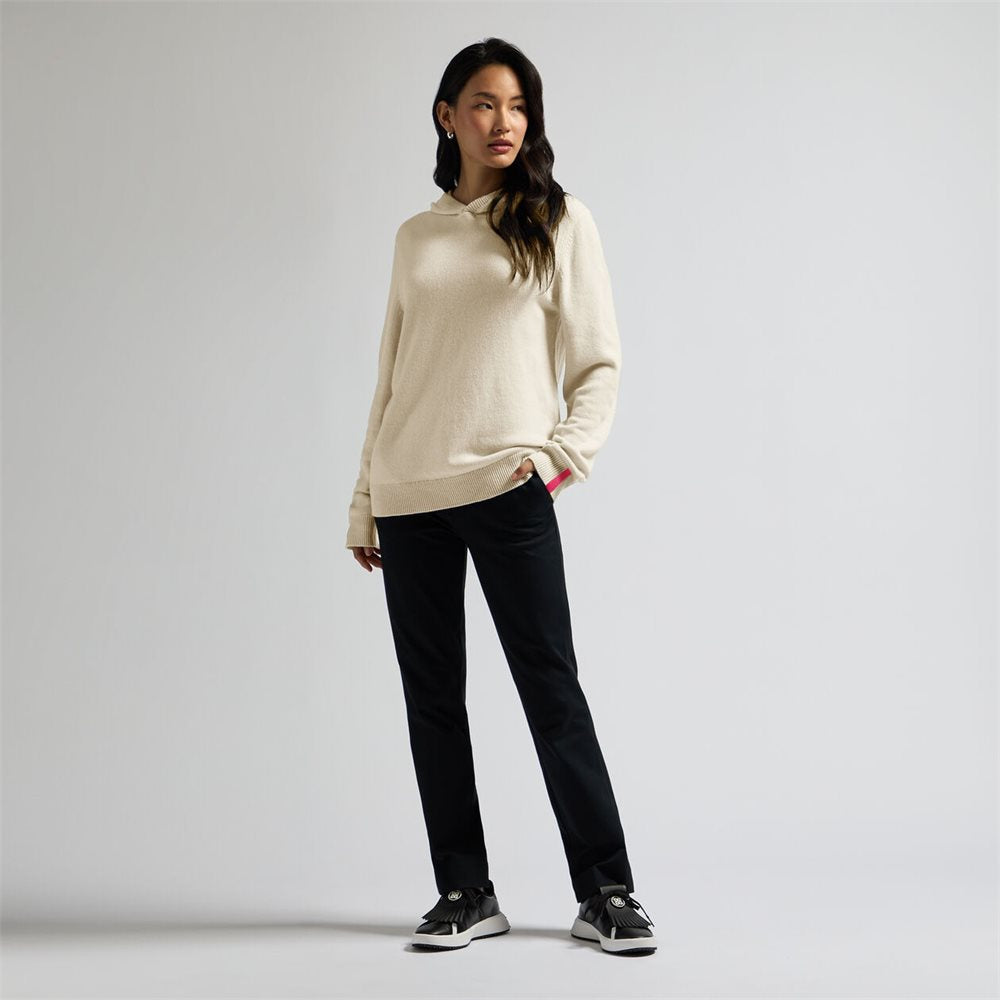 Washable Cashmere Hooded Sweater