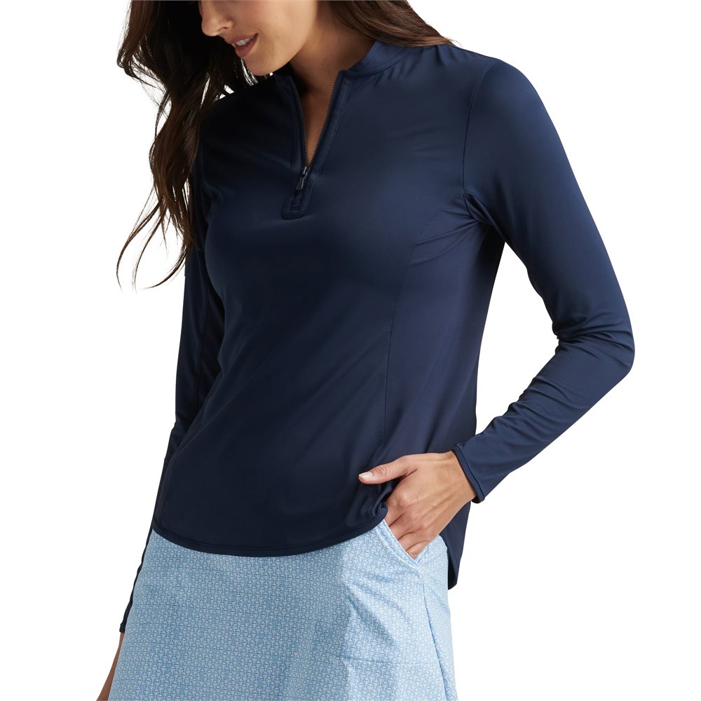 Women's Lightweight Sun Long Sleeve 1/4 Zip Blade Collar Shirt