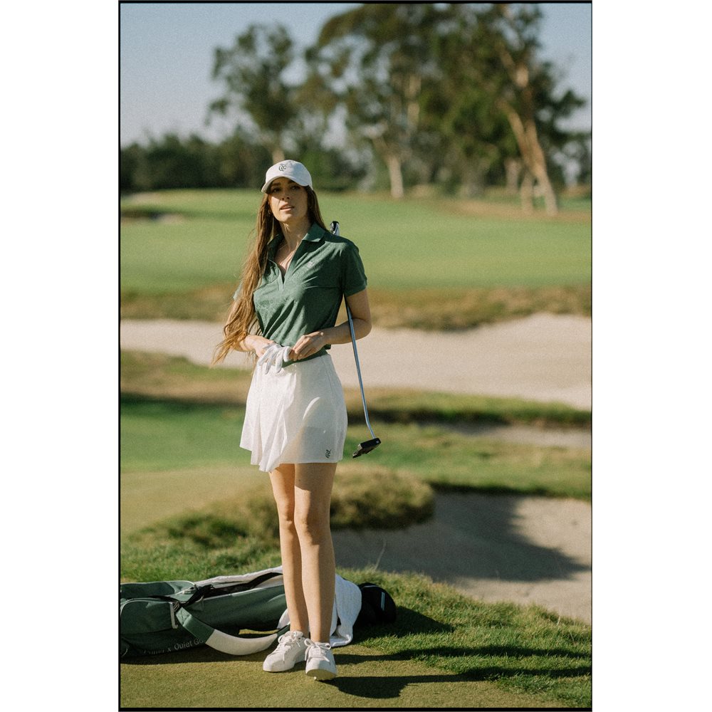 Women's x Quiet Golf Relaxed Crop Golf Polo