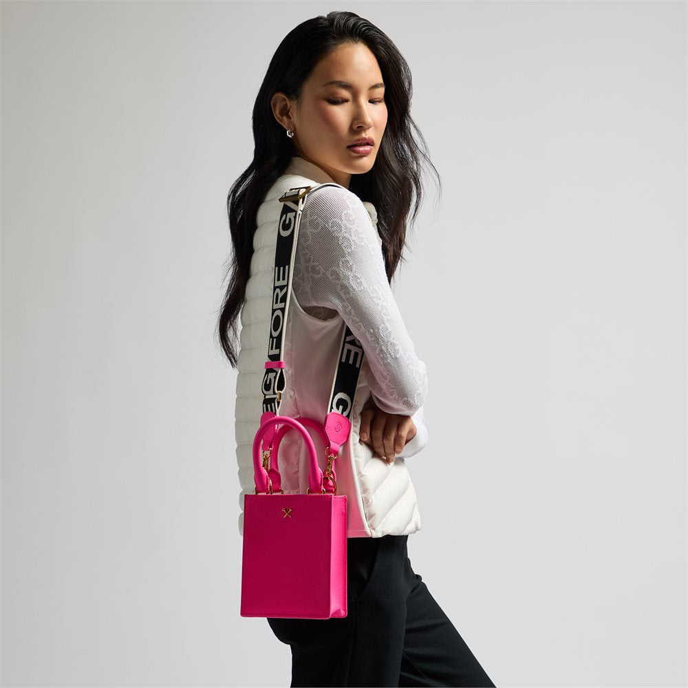 Metal Tees Leather Mini Tote Bag
