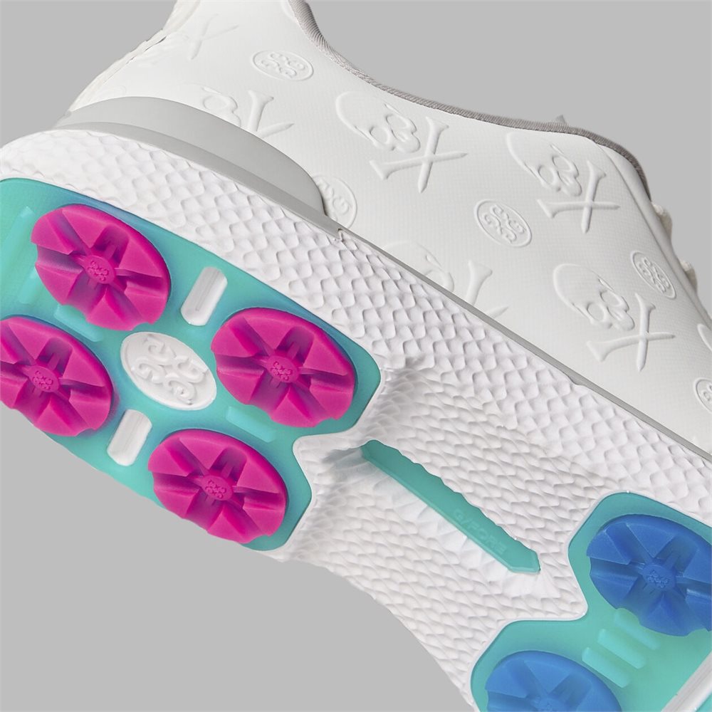 Gallivan2r Embossed Skulls and Tees Golf Shoes