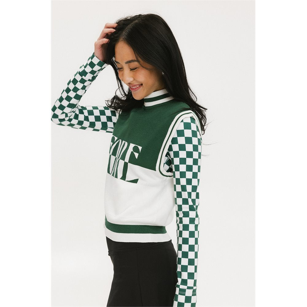 Women's Fore Sleeveless Mock Neck Sweater