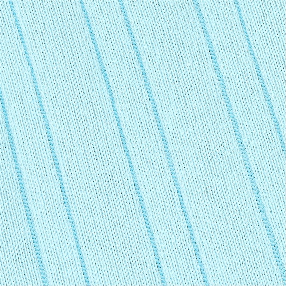 Women's Cotton Blend Ribbed Short Sleeve Sweater