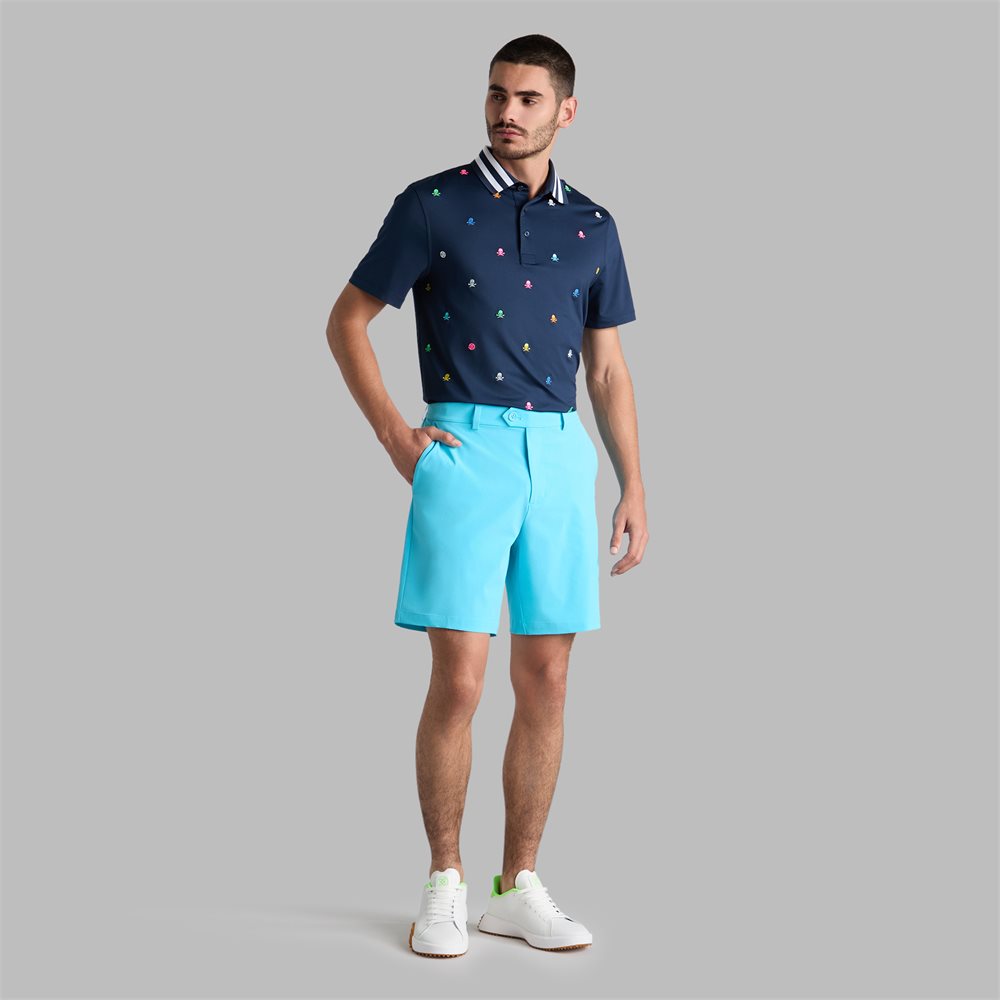 Embroidered Tech Jersey Polo