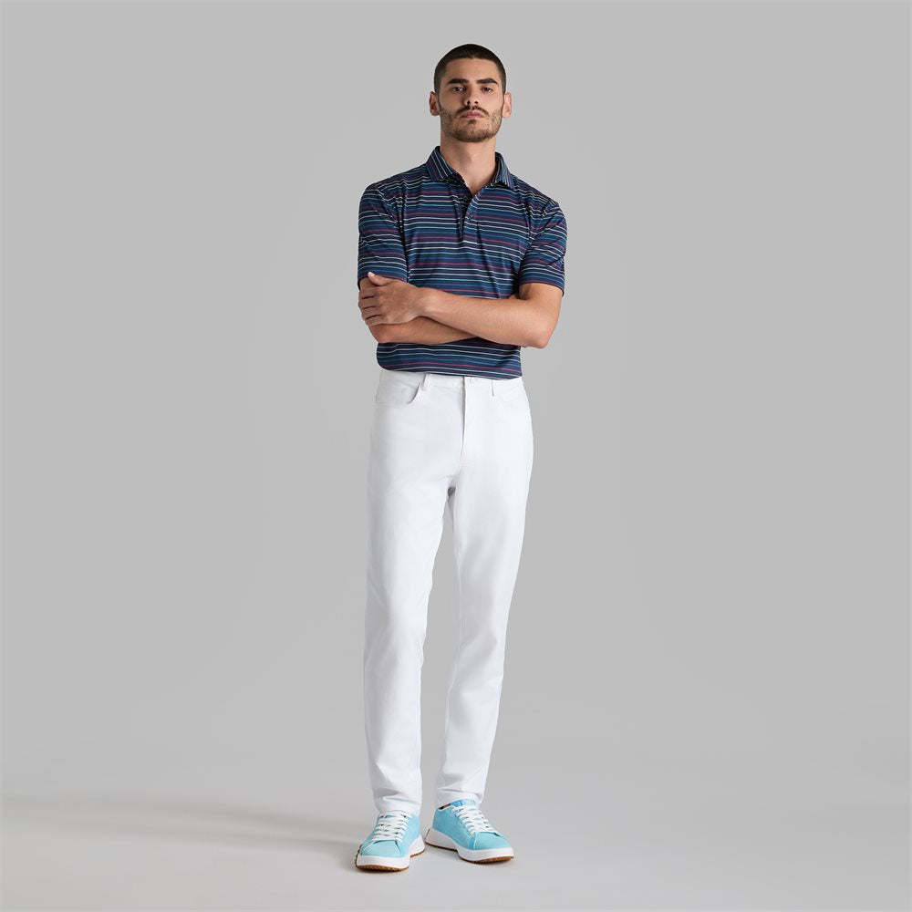 Multi Stripe Tech Pique Polo
