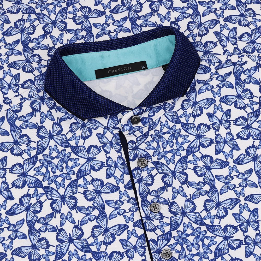Blue Migration Polo