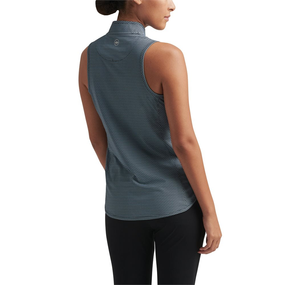 Women's Squared Away Shirley Sleeveless Blade Collar 1/4 Zip Polo