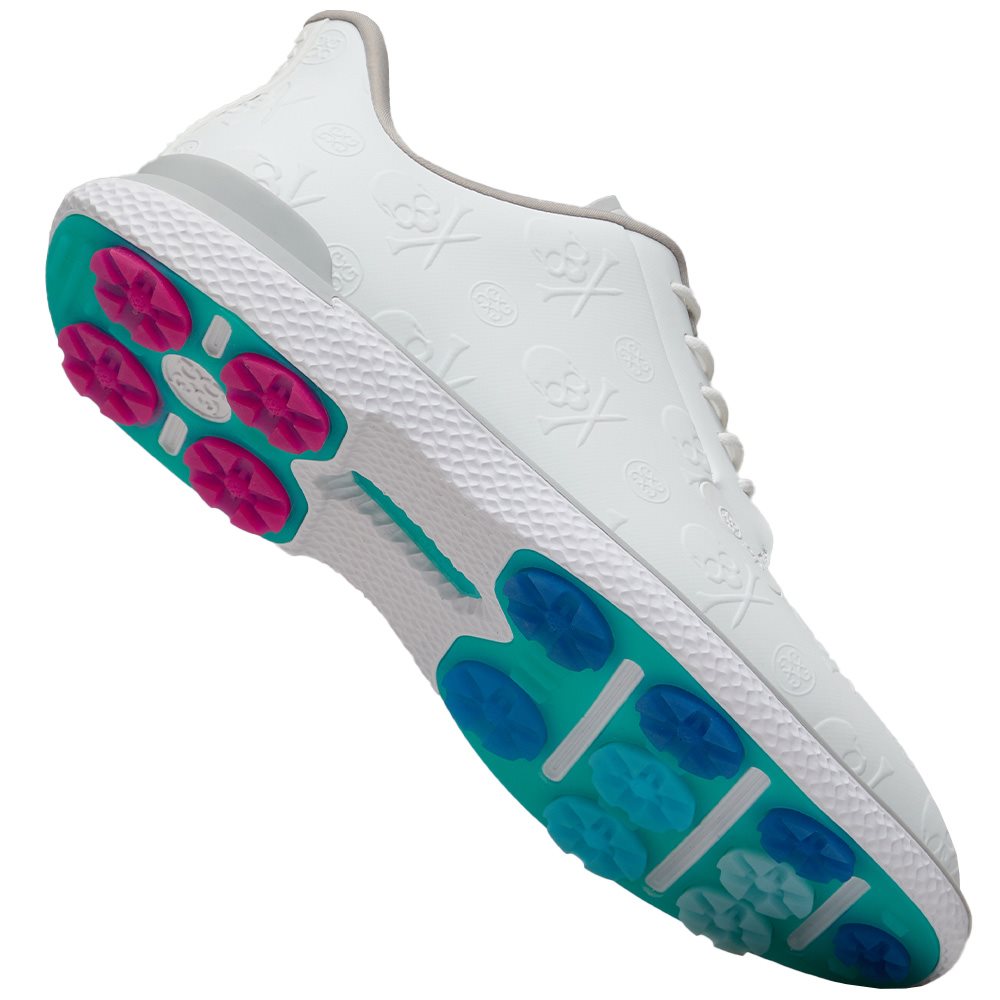 Gallivan2r Embossed Skulls and Tees Golf Shoes