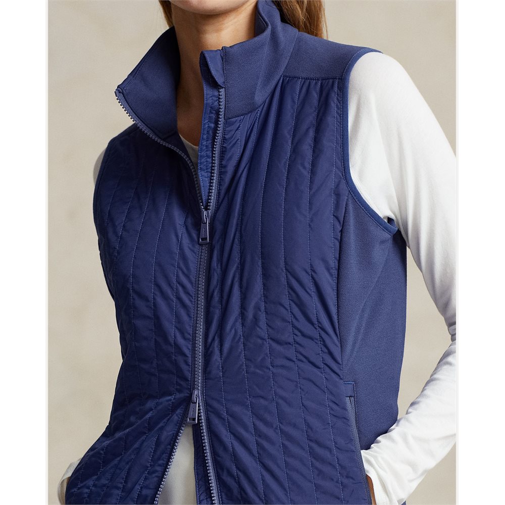Women's Performance Wool Nylon Full Zip Solid Vest