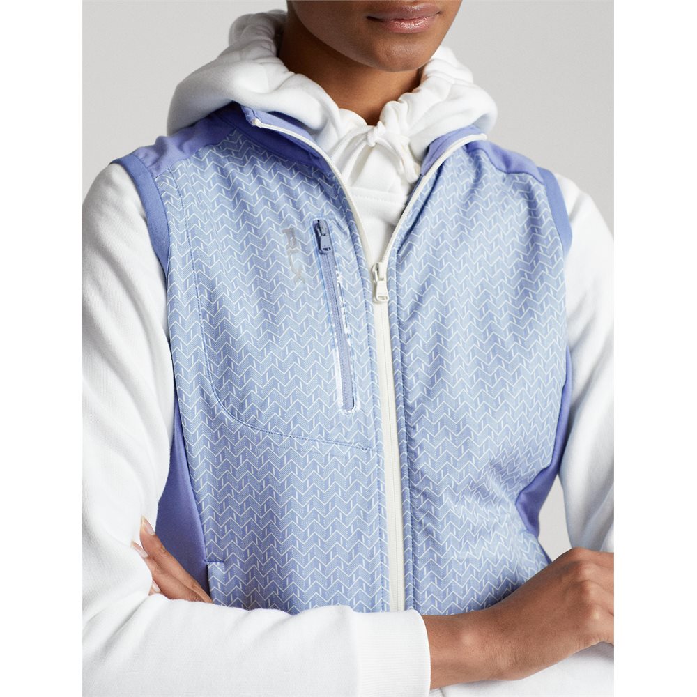 Women's Techy Terry Full Zip Novelty Print Vest